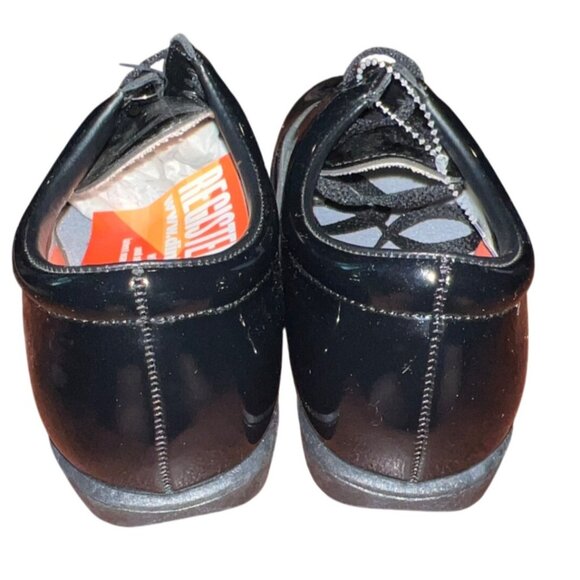 Dinkles Black Patent Leather Marching Band Shoes Size M6.5 / W8.5 - Picture 3 of 8